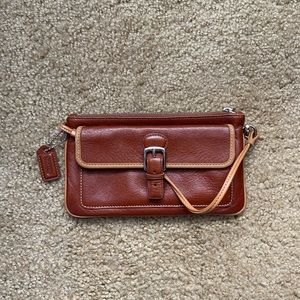 Vintage Coach Leather Wristlet